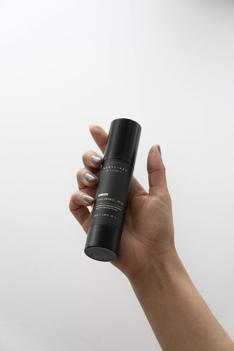 [Australia] - Bodylines Hyaluronic Acid Serum 50ml with 20% Vitamin C, 5% Vitamin E, Ferulic Acid & Turmeric 100% Vegan 