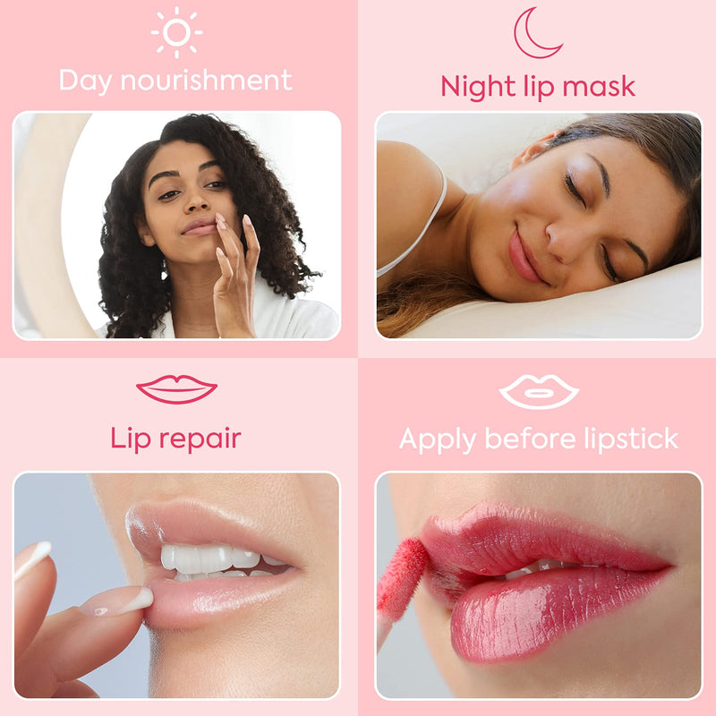 [Australia] - immetee Lip Mask Lip Scrub, 2 in 1 Lip Balm Lip Care Mask, Dry Lip Repair, Fades Lip Lines, Overnight Lip Treatment. 