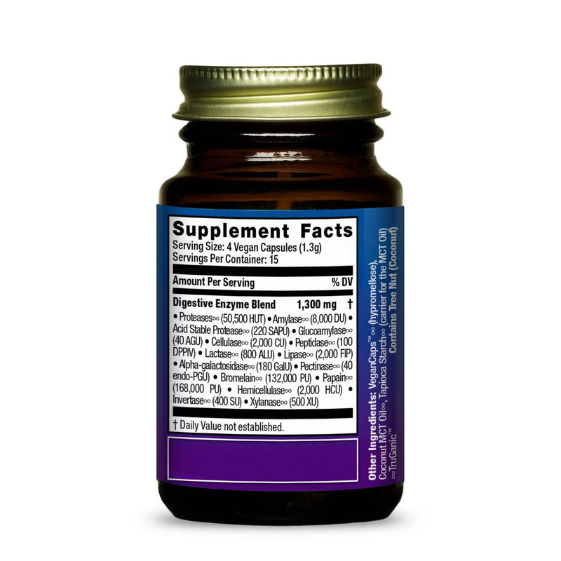 [Australia] - HealthForce SuperFoods Digestion Enhancement Enzymes - 60 VeganCaps - All-Natural, Plant-Sourced Enzyme Supplement - Promotes Healthy Gut - Gluten Free - 15 Servings 