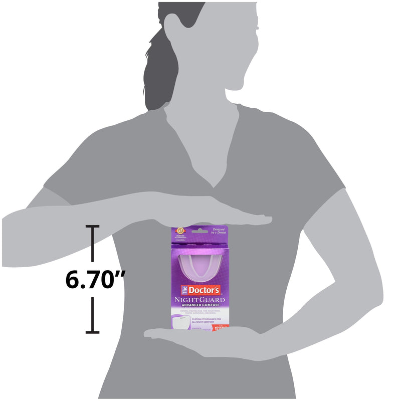 [Australia] - The Doctor’s NightGuard for Teeth Grinding, Custom-Fit Dental Guard for Nighttime 6x5x4 Inch (Pack of 1) 