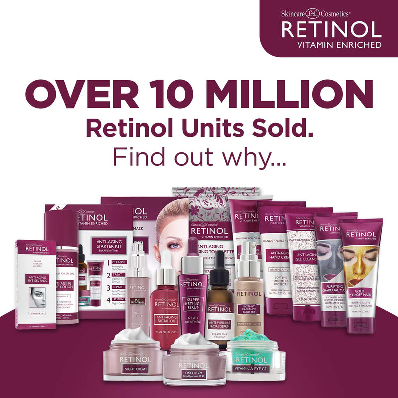 [Australia] - Retinol 6X Super Retinol Serum ‚Äì Unique, Intensive Formula Accelerates Skin Renewal While You Sleep ‚Äì Targets Fine Lines, Wrinkles, Dark Spots, Pores & Blemishes to Restore Beautiful, Glowing Skin 