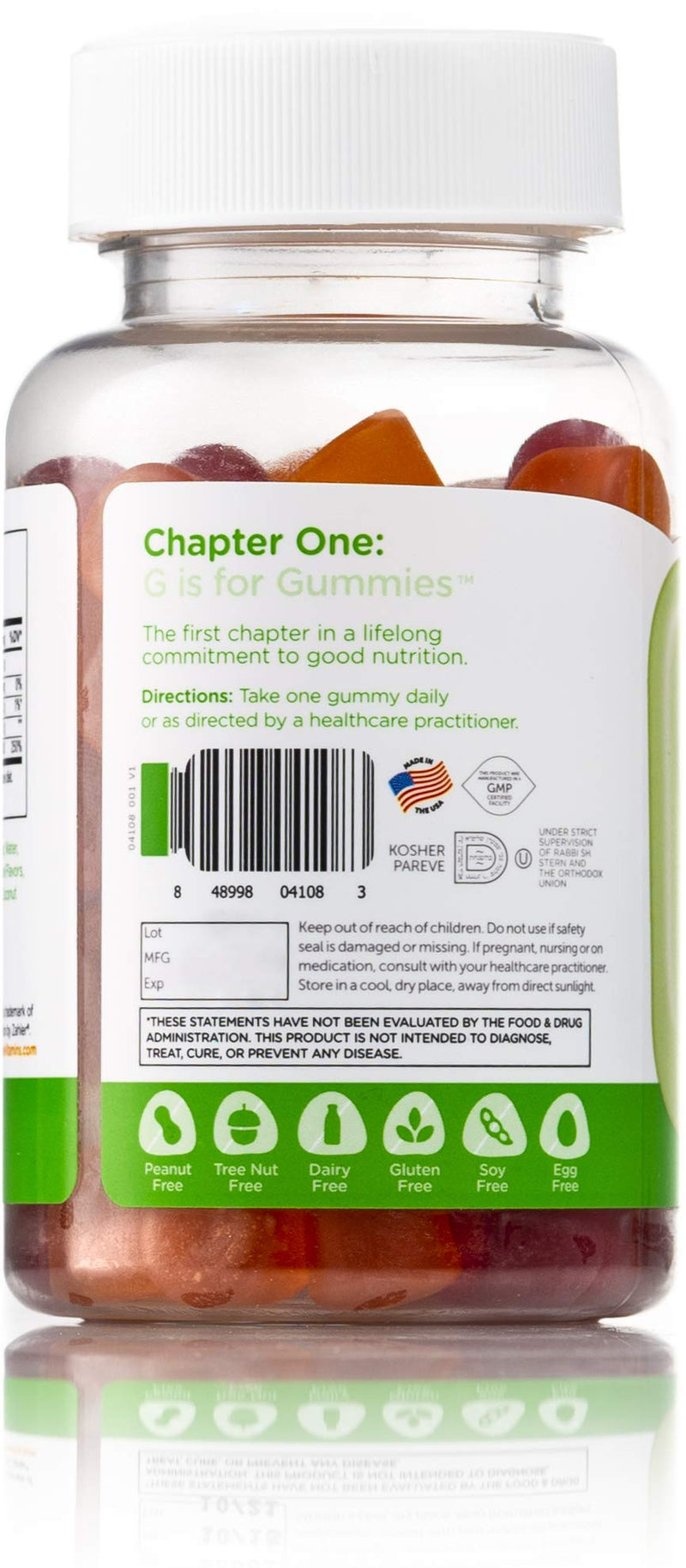 [Australia] - Chapter One Vitamin D3 Gummies, Chewable Vitamin D for Kids, Vitamin D3 1000IU, Kosher, 60 Flavored Gummies 60 Count (Pack of 1) 