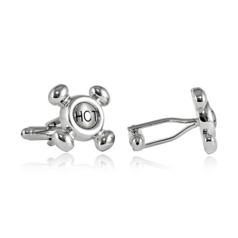 [Australia] - Cuff-Daddy Faucet Cufflinks Hot Cold Taps for Plumber Plumbers with Presentation Gift Box 