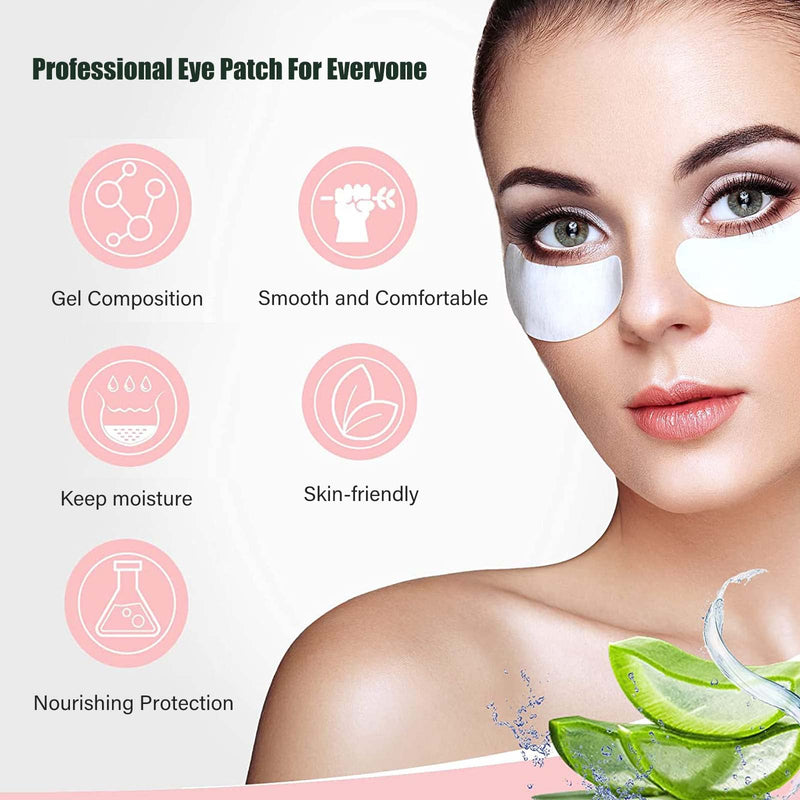 [Australia] - Eye Gel Pads, 30 Pairs Lint Free Eyelash Lash Extension Under Eye Patches Collagen Eye Pads For Makeup Beauty Mask Gel Eye Pads For Pro Salon and Individual Eyelash Extension Silver Fox-30 Pairs 