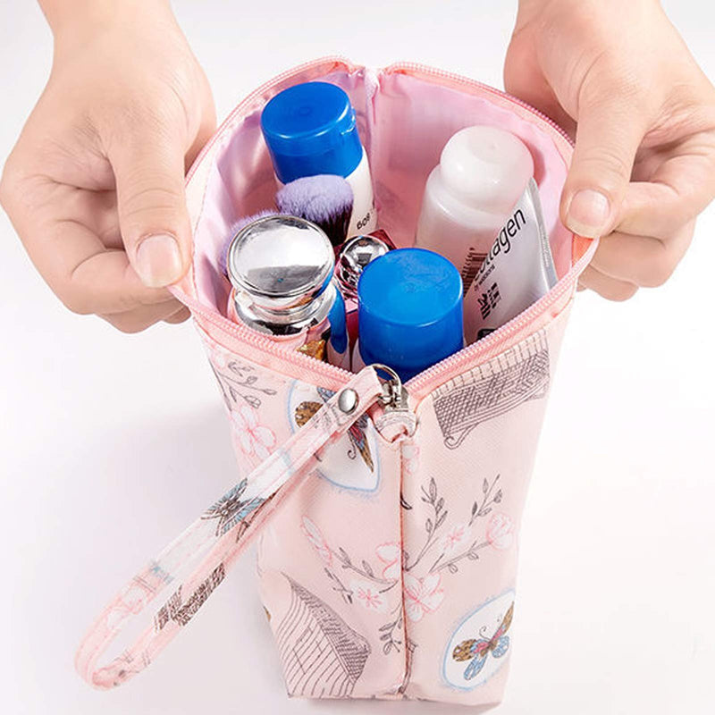 [Australia] - Women Cosmetic Bag Fashion Makeup bags Waterproof Travel Makeup Pouch Organizer Gifts For Girls blue 