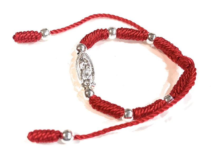 [Australia] - Kid/baby size red thread Virgen de Guadalupe bracelet 