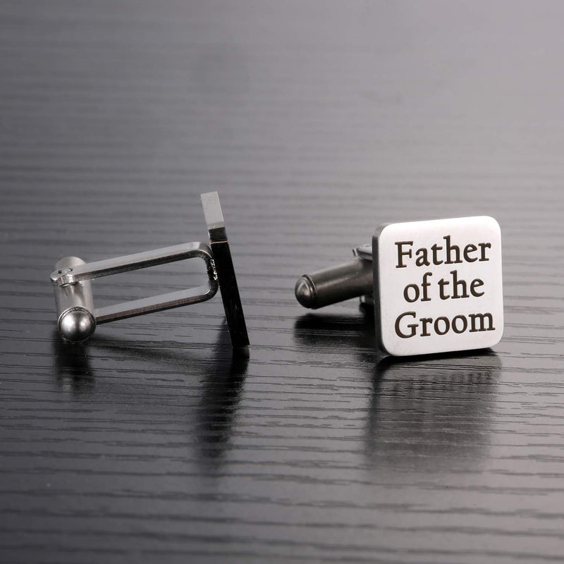 [Australia] - Hazado Father of The Groom Cufflinks, Father of The Groom Gift from Son for Wedding, Proud to be Your Son Cuff Links 