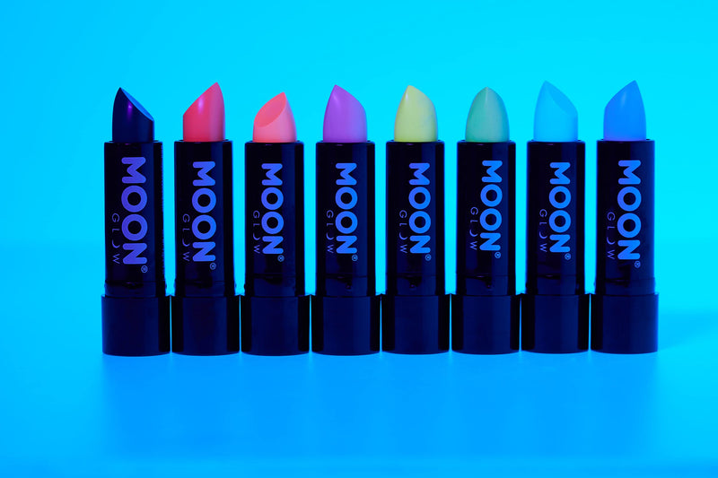 [Australia] - Neon UV Lipstick by Moon Glow - Black - Bright Neon Coloured Lipstick - Glows under UV 