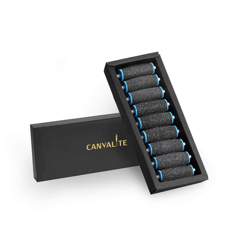 [Australia] - 9Pcs Pedi Replacement Rollers Heads Refills, Extra Coarse for Pedicure Hard Skin Remover 9 Extra Coarse 