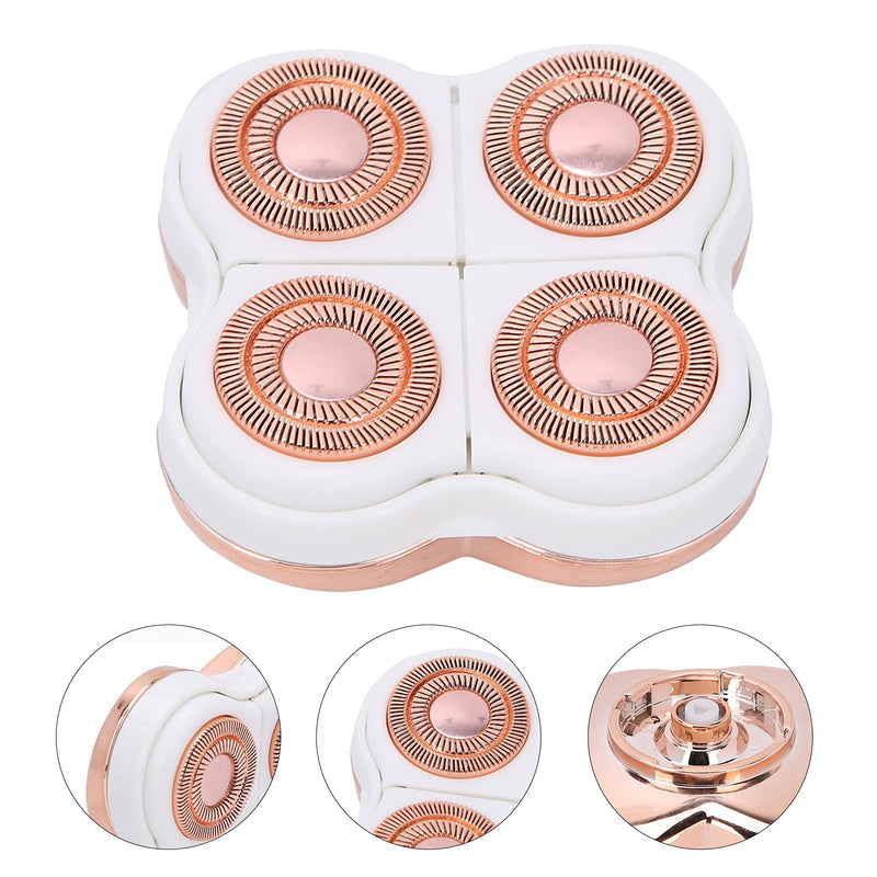 [Australia] - Hair Remover Replacement Head, Women's Electric Shaver Replacement Heads Hair Remover Body Hair Shaver Machine Head for Flawless Legs, Rose Gold 