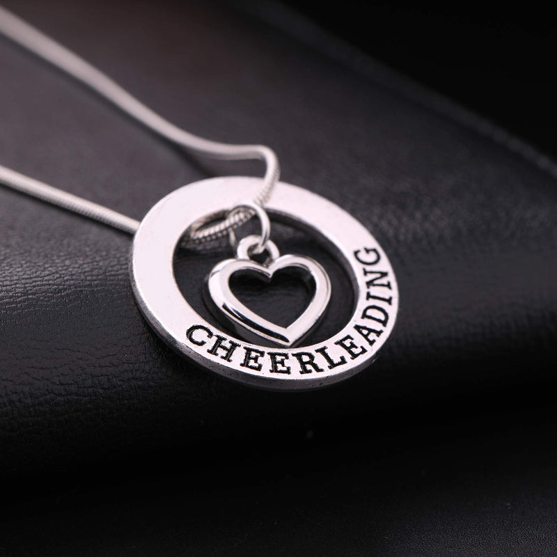 [Australia] - TEAMER Love Cheerleading Pendant Cheer Cheerleader Necklace Gifts Jewelry for Girls Teens Women 