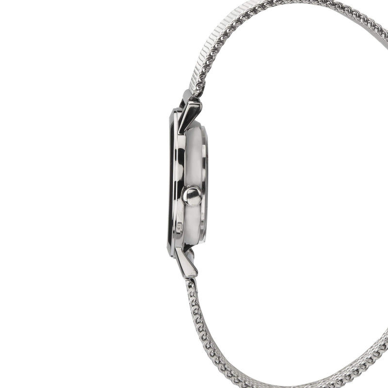 [Australia] - Sekonda Women's Quartz Watch Silver Bracelet/White Dial 