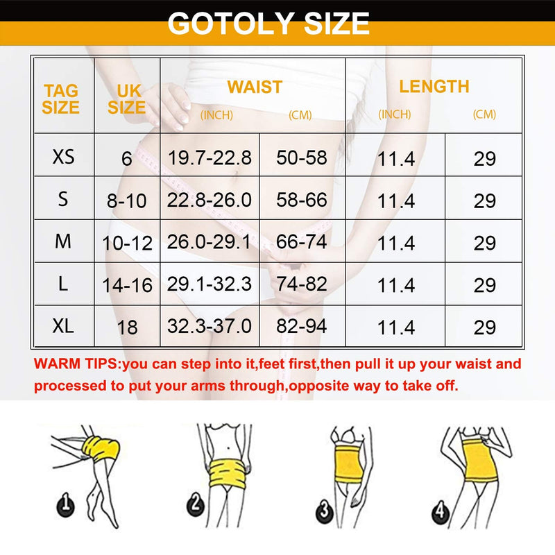 [Australia] - Gotoly Waist Trainer for Women Seamless Postpartum Recovery Belt Shapewear Tummy Control Weight Loss Body Shaper Beige S 