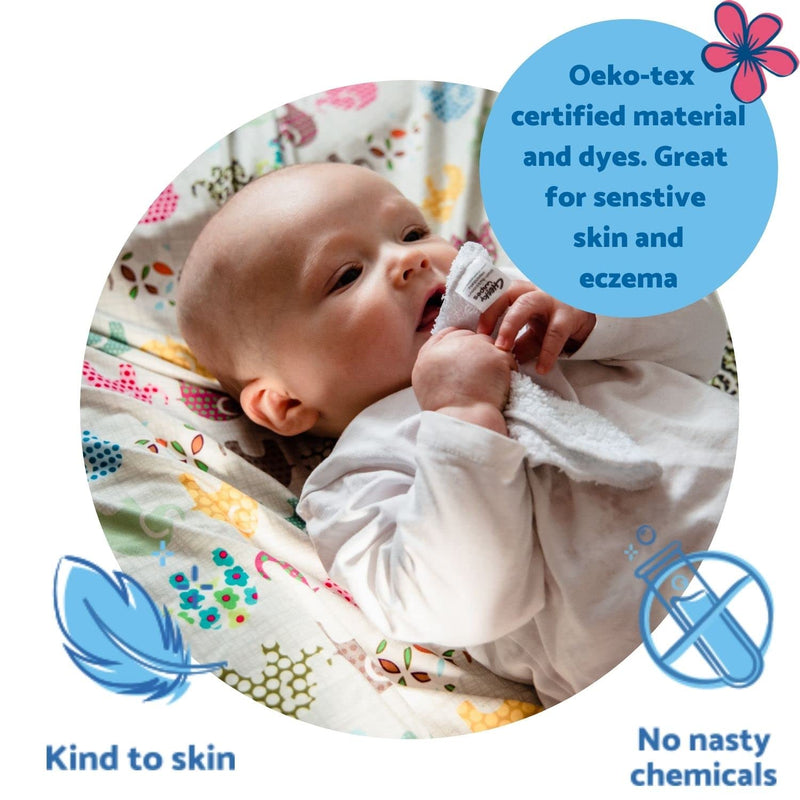 [Australia] - Cheeky Wipes Soft Flannel Cloth Baby Wipes | Suitable for Hand & Faces - Pack of 25 