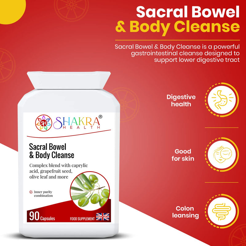 [Australia] - Sacral Bowel & Body Cleanse | Gastrointestinal Cleanse Support - Spirituality, Science & Supplements by Shakra Health 