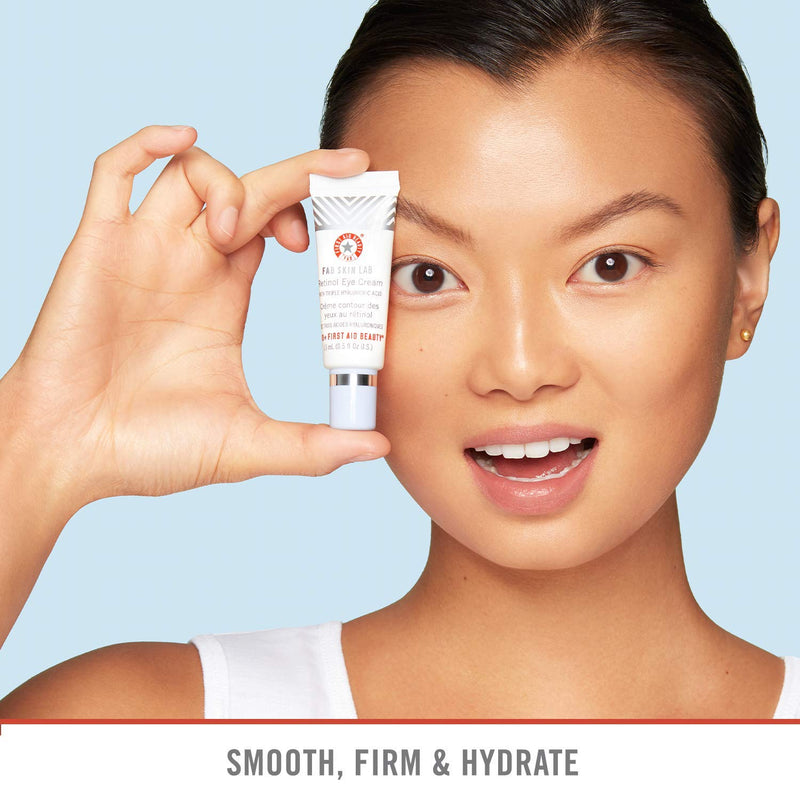 [Australia] - First Aid Beauty FAB Skin Lab Retinol Eye Cream with Triple Hyaluronic Acid – .5 Oz. 