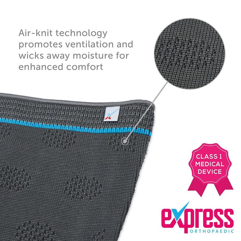 [Australia] - Express Orthopaedic® - Medically Approved Woven Elastic Calf Compression Support Sleeve - Bilateral (MED - Calf Circ:34-38cm) MED - Calf Circ:34-38cm 