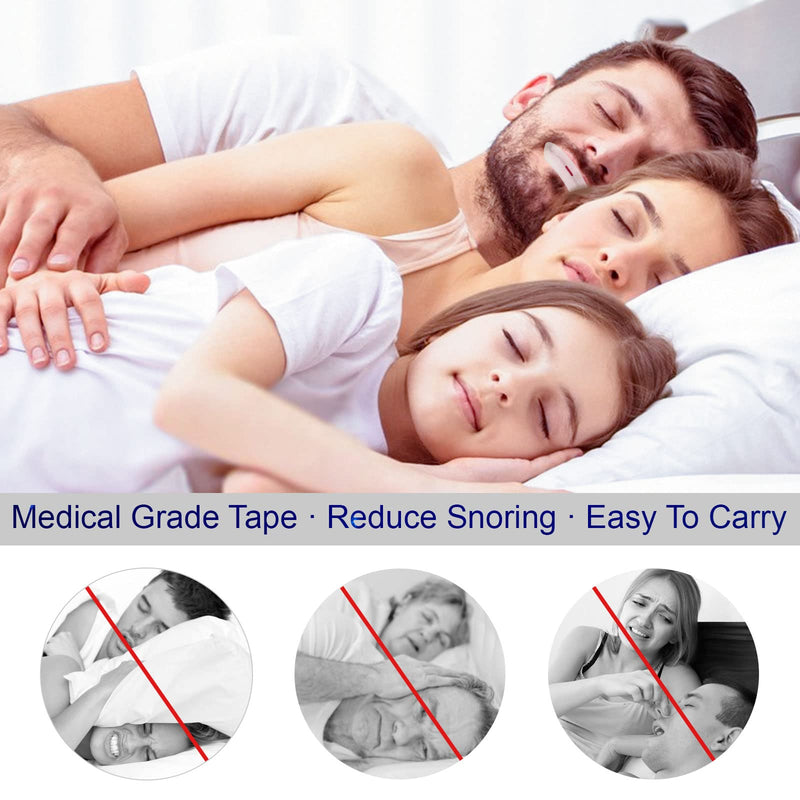 [Australia] - 90 Pcs Mouth Tape（85mm）, Improves Bad Habits Such As Snoring, Sleep Talk, Drooling. Mouth Tape for Sleeping Help Train Nasal Breathing, Promote Better Nighttime Sleeping and Instant Snoring Relief 90 Pcs 