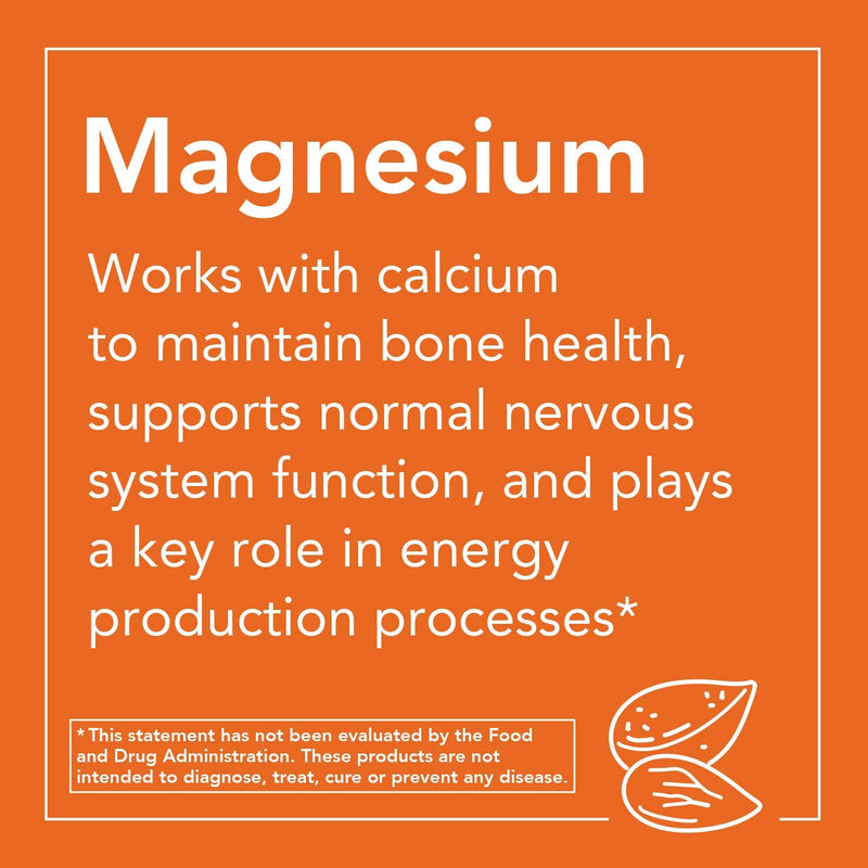 [Australia] - NOW Supplements, Magnesium Citrate 200 mg, Enzyme Function*, Nervous System Support*, 250 Tablets 250 Count (Pack of 1) 