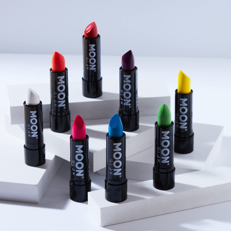 [Australia] - Moon Glow - Blacklight Neon UV Lipstick 0.16oz - Intense Green – Glows Brightly Under Blacklights/UV Lighting! 