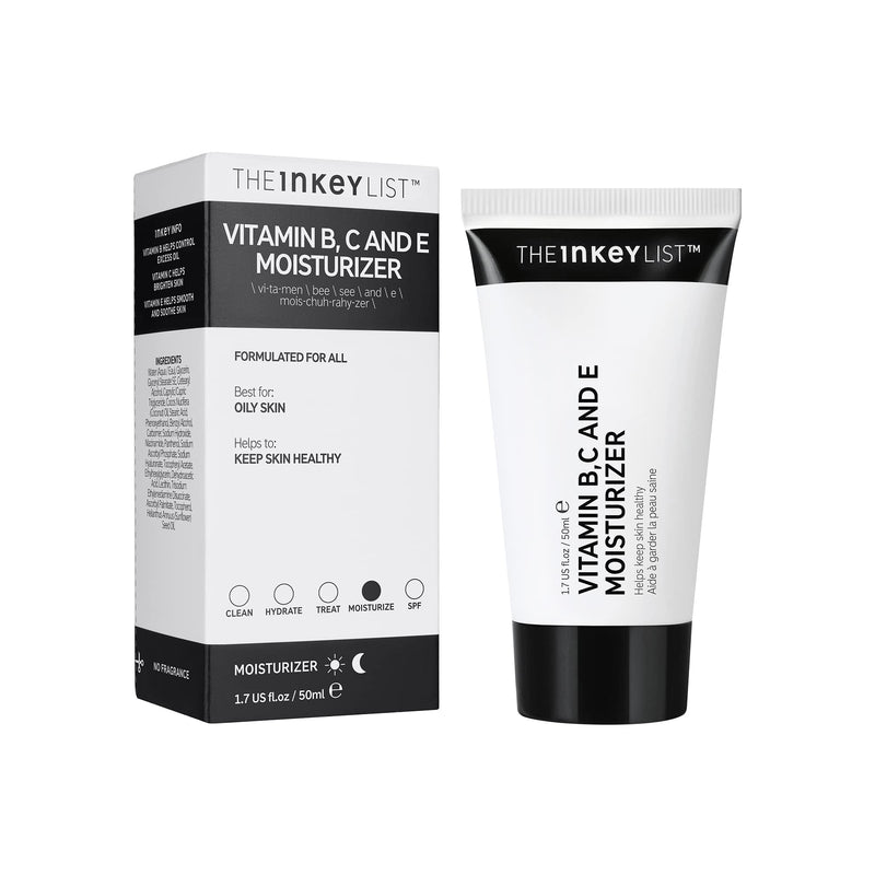 [Australia] - The INKEY List Vitamin B, C and E Lightweight Daily Face Moisturiser to Keep Skin Healthy 50ml 