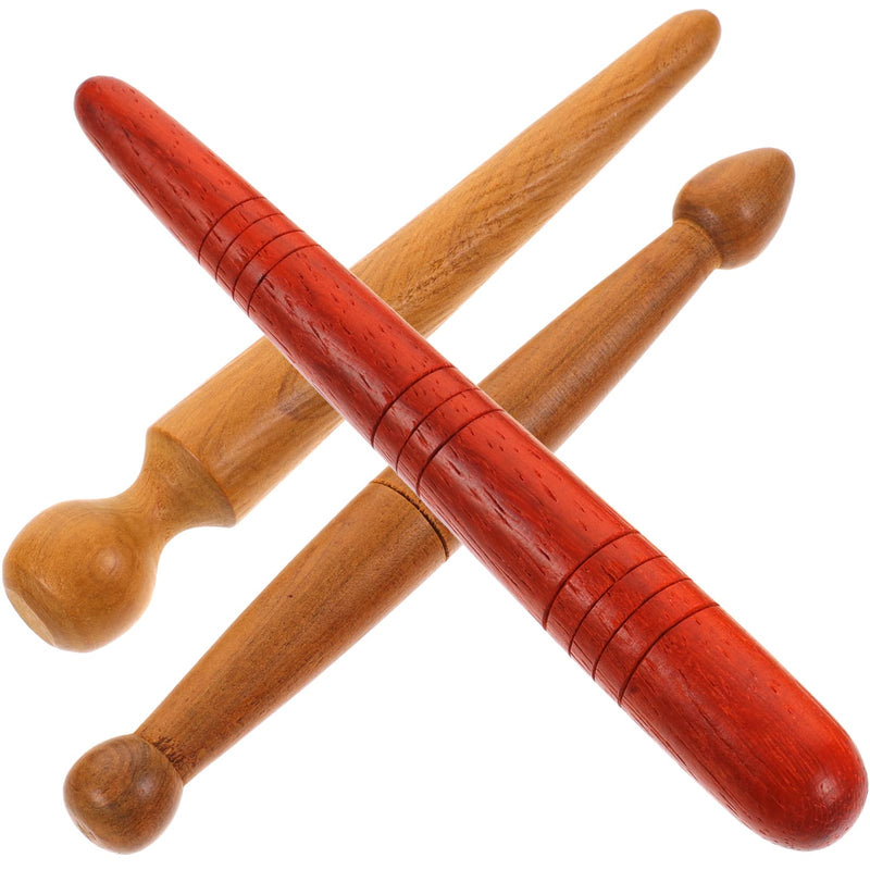 [Australia] - Wooden Acupressure Pen Reflexology Stick 3Pcs Manual Acupressure Pen Wooden Thai Massage Stick Trigger Point Massager Tool Deep Tissue Massage Rod for Men Women Body Feet Muscle 