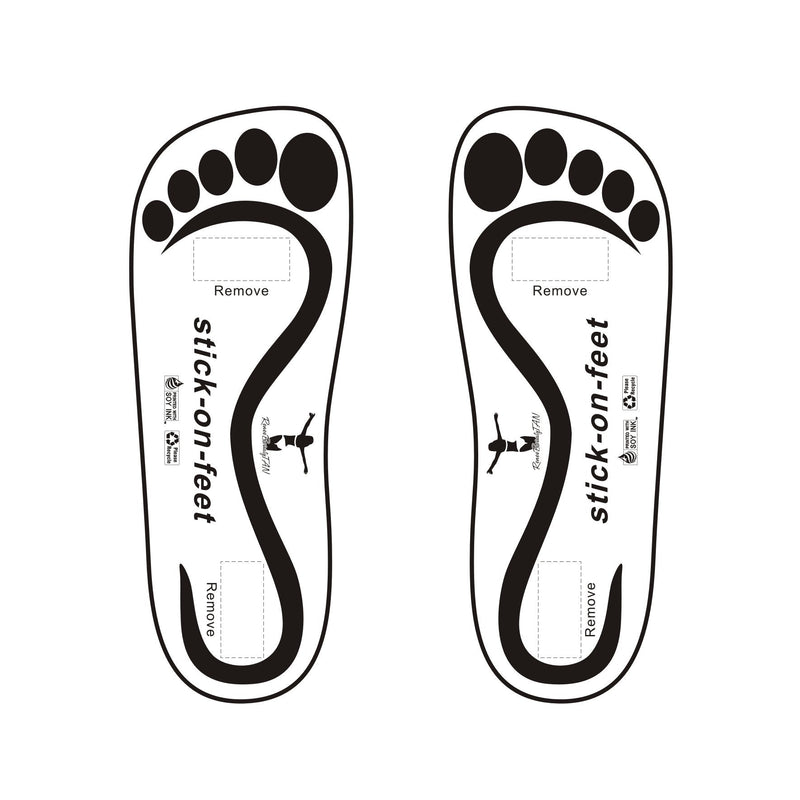 [Australia] - 60Pairs(120feets) Spray Tanning DISPOSABLE STICKY FEET BLACK ‚Ä¶ 