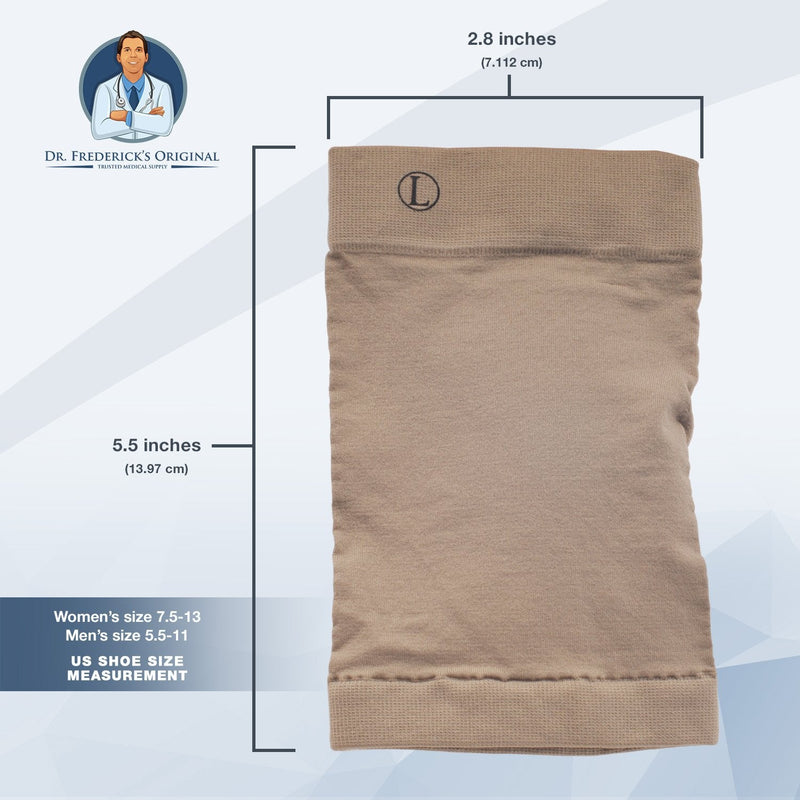 [Australia] - Dr. Frederick’s Original Arch Support Sleeve Set - 2 Pieces - Soft Gel Sleeves for Flat Foot & Plantar Fasciitis Pain Relief - W6-10 | M4.5-8 