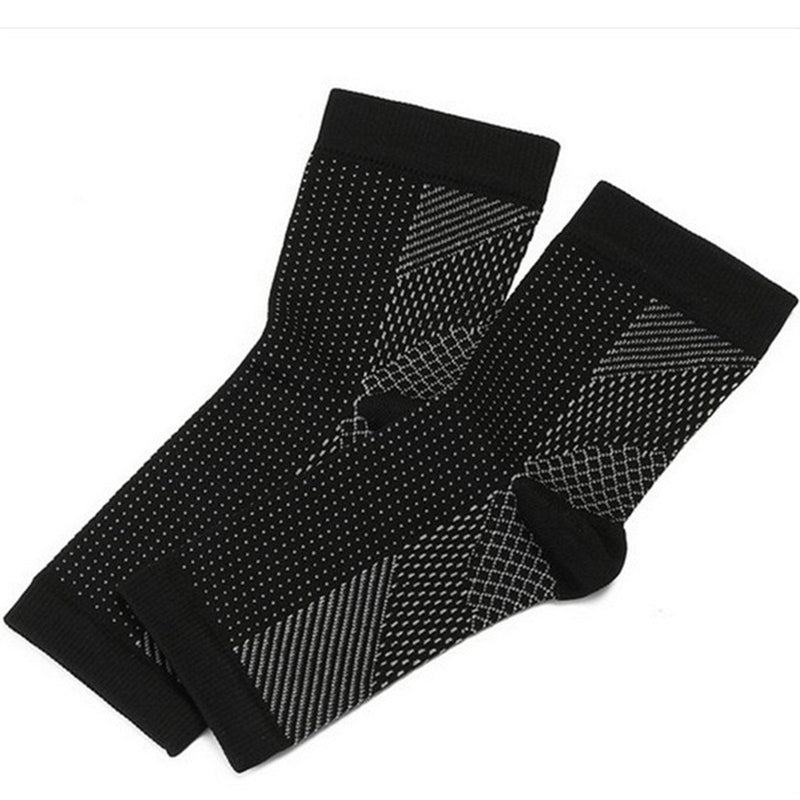 [Australia] - 2 Pcs Ankle Support - Unisex Ankle Brace Support Compression Foot Sleeves for Men, Women - Plantar Fasciitis Socks for Weak Ankles, Pain Relief, Sports L 