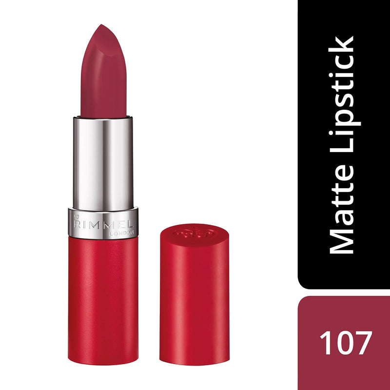 [Australia] - Rimmel Lasting Finish Matte Lipstick by Kate Moss [107] 0.14 oz 