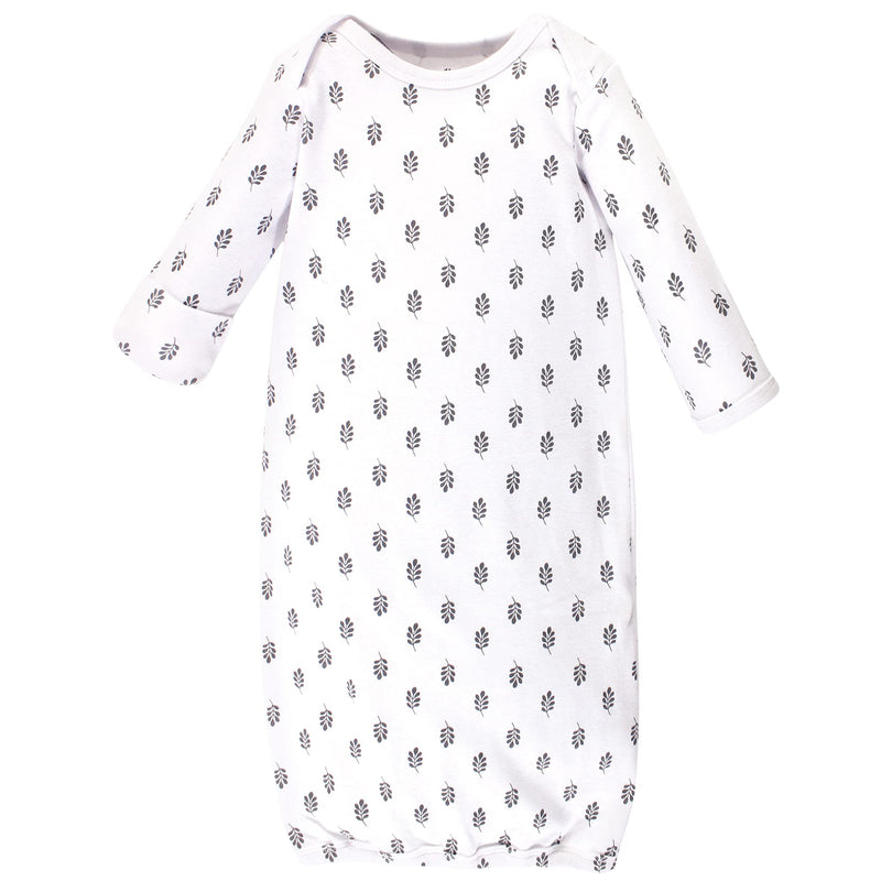 [Australia] - Touched by Nature Unisex Baby Organic Cotton Gowns Preemie/Newborn Safari 