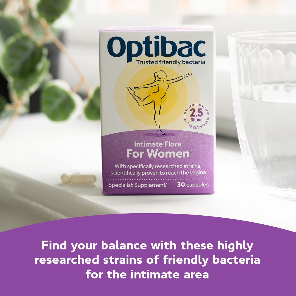 [Australia] - Optibac Probiotics for Women - Vegan Supplement with 2.5 Billion Bacterial Cultures, Scientifically Formulated for Vagina Flora - 14 Capsules 14 Count (Pack of 1) 