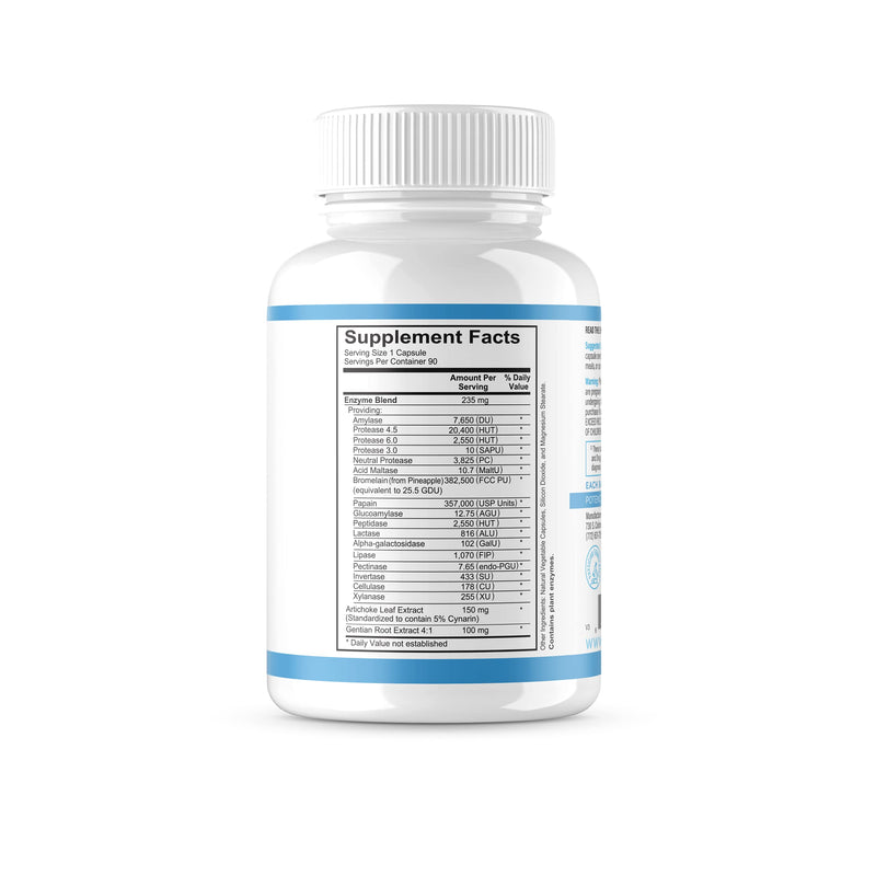 [Australia] - Revive MD | Digest Aid | Promotes The Digestion of Proteins, Fats, Starches & Fibers for Men and Women | Supports Gastric Acid Balance | Targeted Enzyme Support | Increase Enzymes | 90 Capsules 
