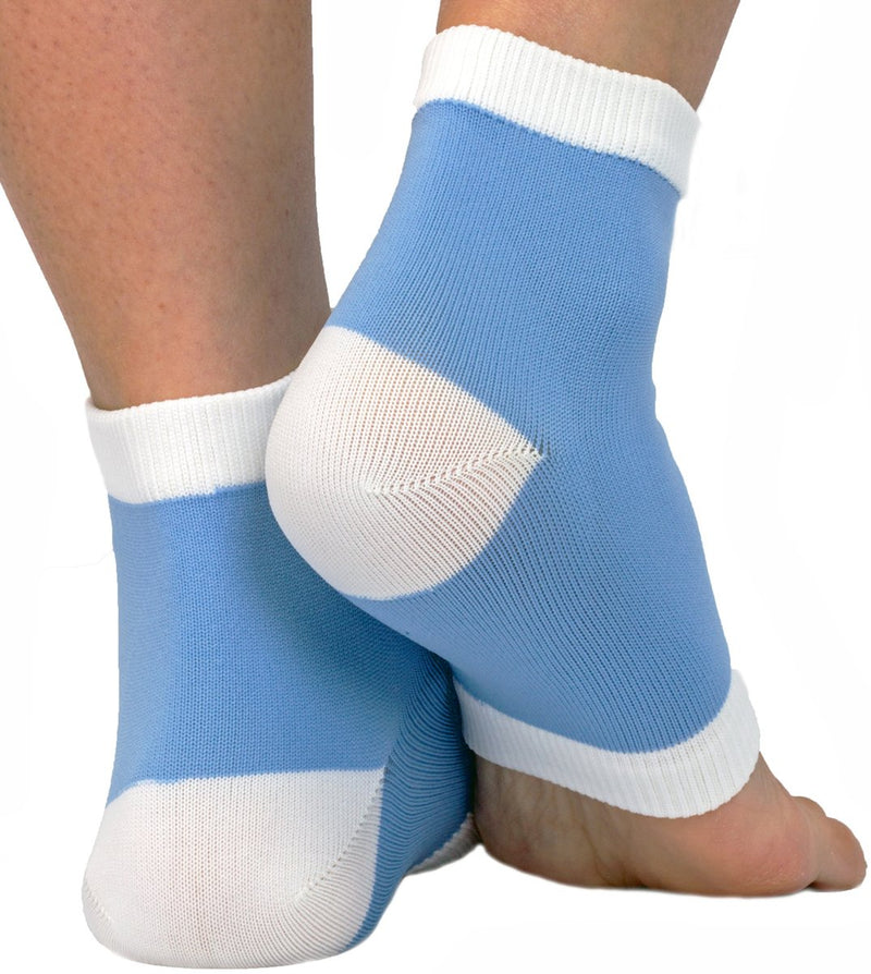 [Australia] - NatraCure Intensive Moisturizing Gel Heel Sleeves (1325-M CAT) 1 Pair - Blue Heel Sleeve 