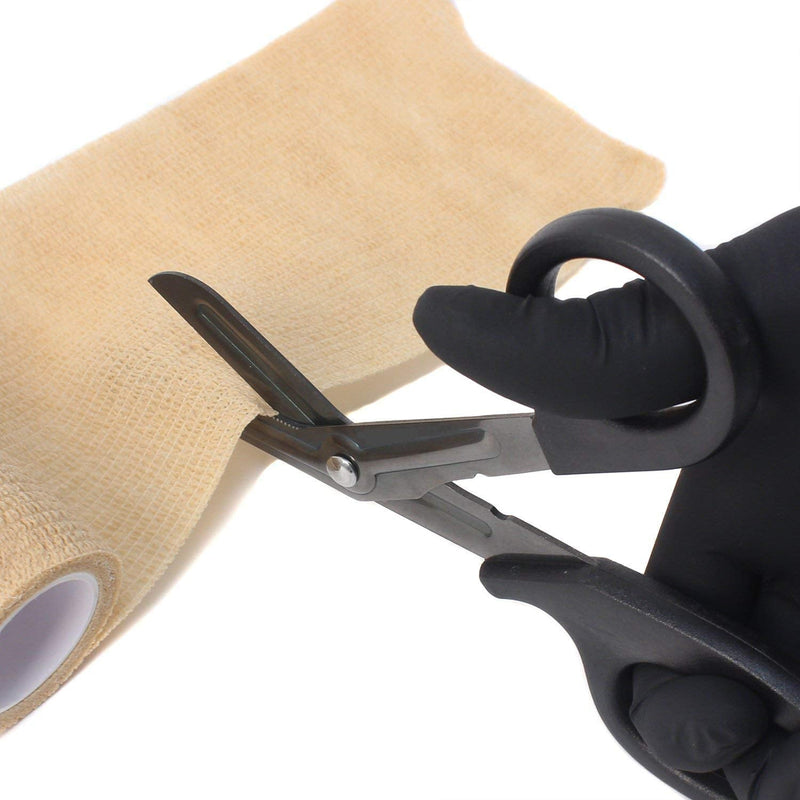 [Australia] - SPIRE Tuff Cut Bandage scissor,Nursing shears, Emergency, Household scissor, Military-Grade Scissors shears 7" 