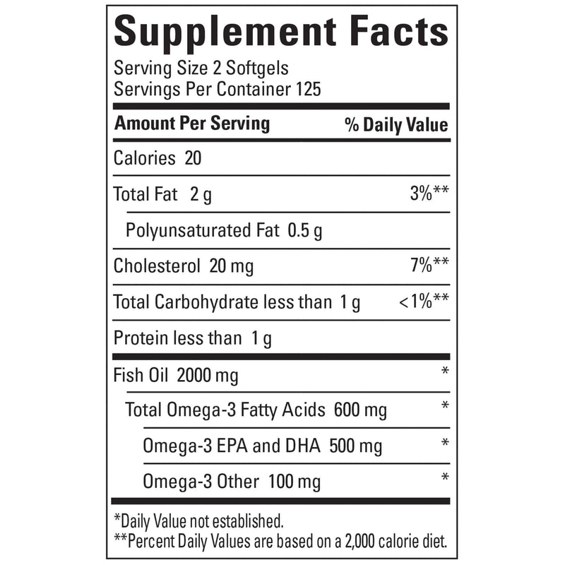 [Australia] - Nature Made Fish Oil 1000 mg, 250 Softgels Value Size, Fish Oil Omega 3 Supplement For Heart Health 250 Count (Pack of 1) 
