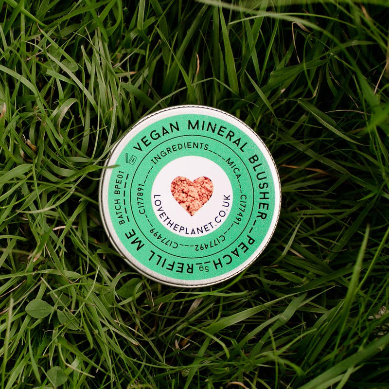 [Australia] - Love the Planet Vegan Mineral Blusher Shade Peach in Refillable Tin 