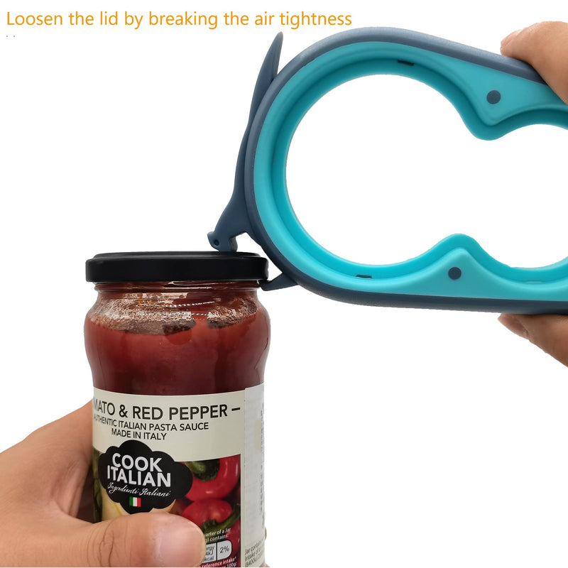 [Australia] - Jar Opener Bottle Opener and Ring Pull Can Opener for Weak Hands Arthritis Hands, Elderly and Children 