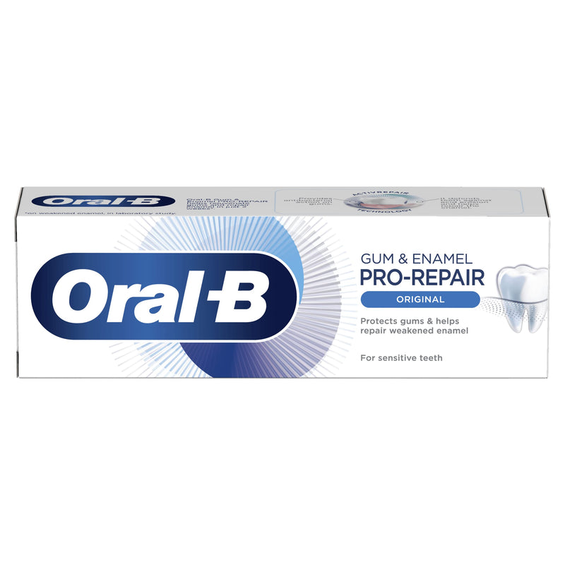 [Australia] - Oral-B Gum & Enamel Pro-Repair Toothpaste, 75 ml, Protection for Sensitive Teeth, Revitalises Gums, Original Gum & Enamel Original 1 x 75 ml 