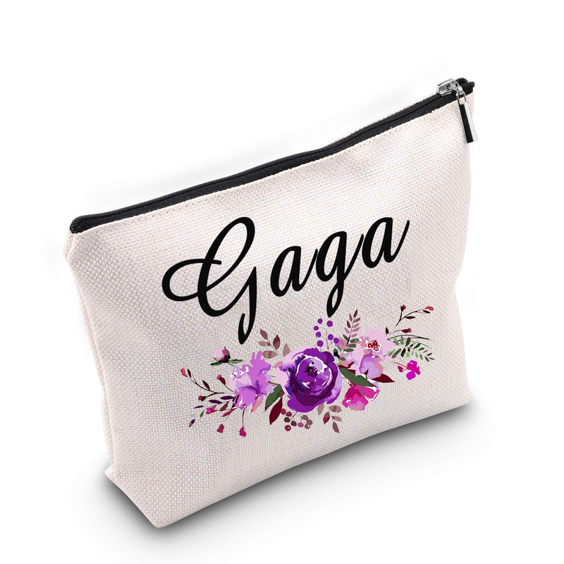 [Australia] - Gaga Gift Gaga Makeup Bag Grandma Birthday Gift Mother's Day Gift for Gaga (Gaga bag) Gaga bag 