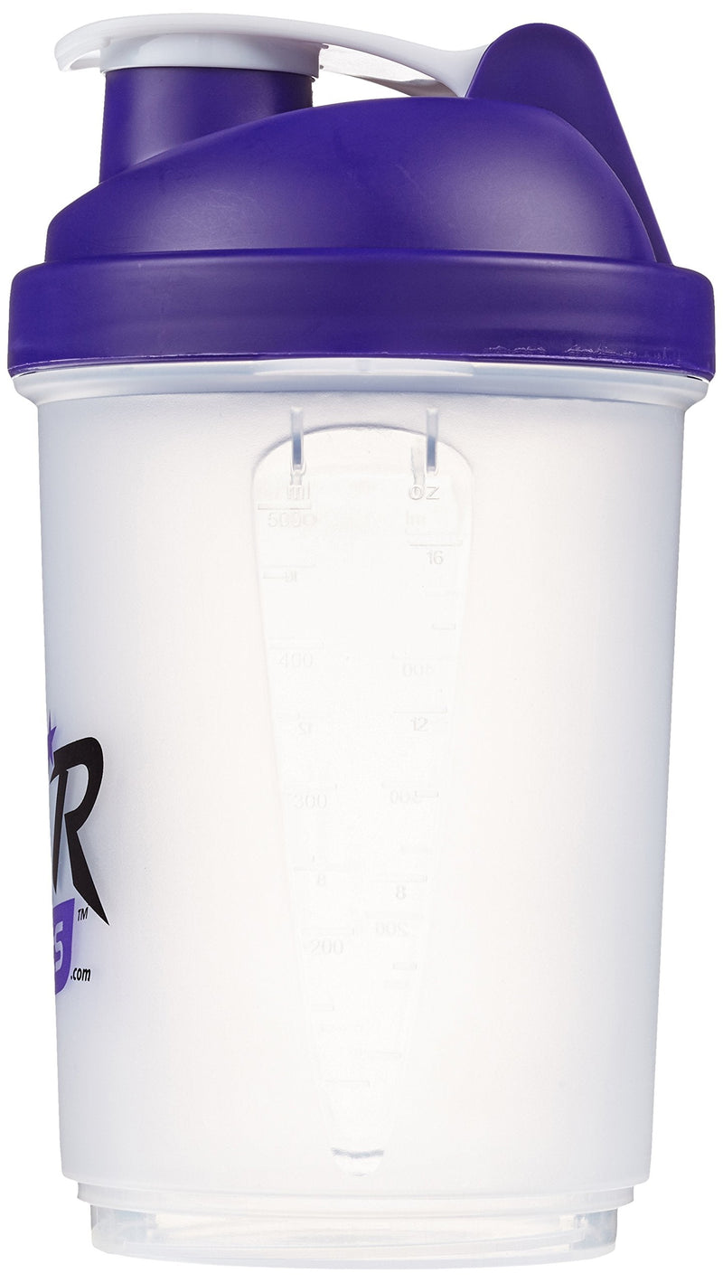 [Australia] - We R Sports™ ShakenInProtein™ Protein Shaker Bottle Multi Compartment BPA FREE 500ml Container XPS4000 - Purple 