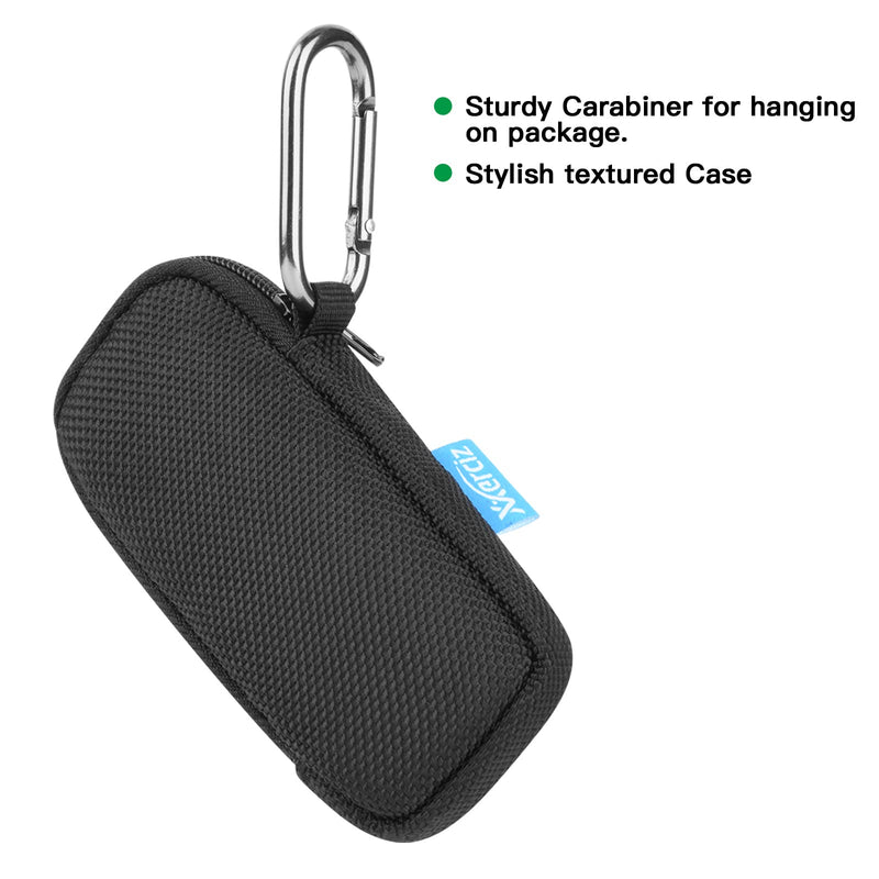 [Australia] - Xxerciz Case for AliveCor Kardia Mobile 6L EKG Device, Protective Travel Case Nylon Protective Cover with Soft Liner, Black 
