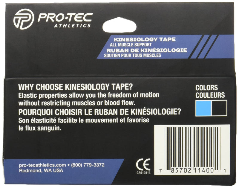 [Australia] - Pro-Tec Athletics Kinesiology Tape One Size Blue/Black 