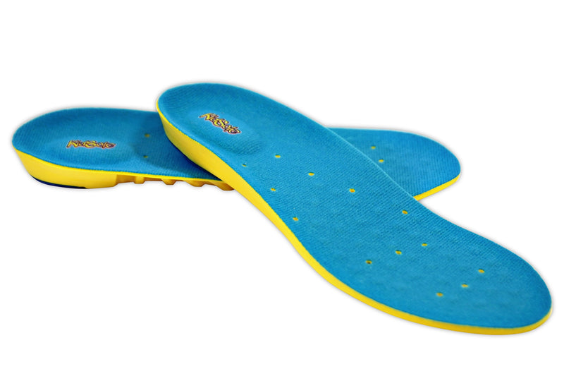 [Australia] - Children's Athletic Memory Foam Insoles for Arch Support and Comfort for Active Children ((24 cm) Kids Size 4-6) (24 CM) Kids Size 4-6 