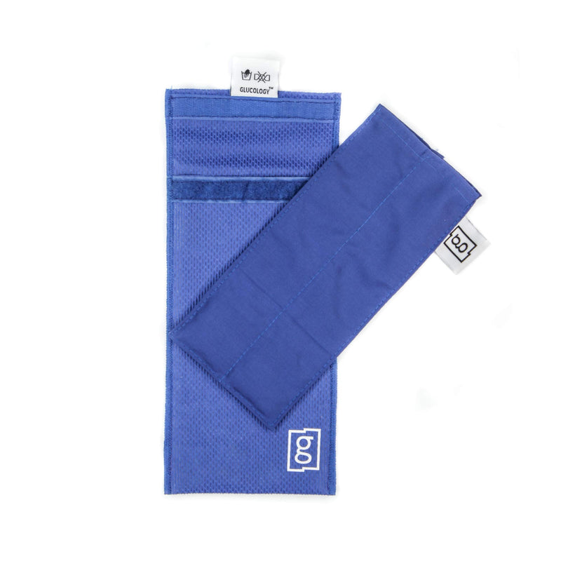 [Australia] - Glucology Insulin Cooling Wallet Pouch | No Ice Pack or Batteries Needed | New Innovative Technology | Perfect for Travel | Duo Pen Pouch, Blue 