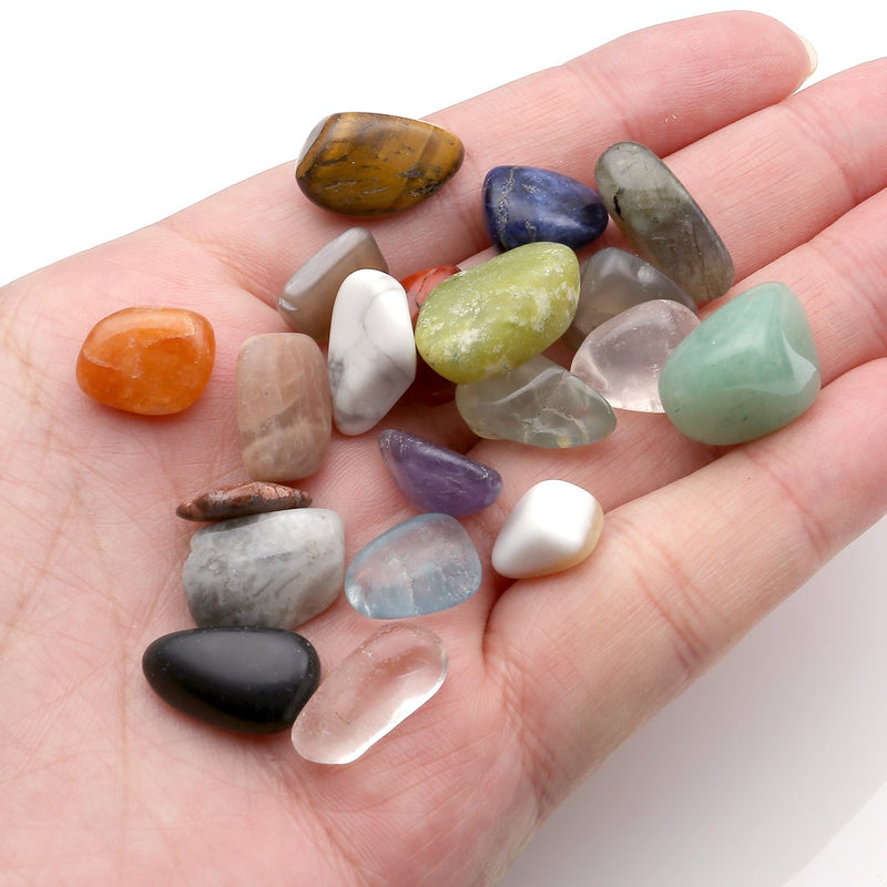 [Australia] - JOVIVI 20 Gemstones Chakra Stone Healing Balancing Kit for Collectors, Crystal & Reiki Healers and Yoga Practioner 