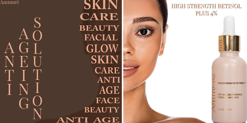 [Australia] - Ammuri Retinol Serum (4% Retinol) PLUS HIGH STRENGTH ANTI AGING Formula for Anti Wrinkles & Acne 4% Retinol 