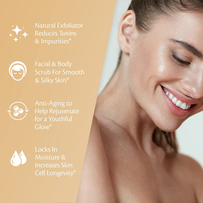 [Australia] - M3 Naturals Arabica Coffee Body Scrub with Collagen & Stem Cell - Exfoliating Body Scrubber & Face Cleanser - Fight Skin Care Appearance - Cellulite, Fine Line, Stretch Mark & Spider Veins! 12 oz Arabica Coffee (1 Pack) 