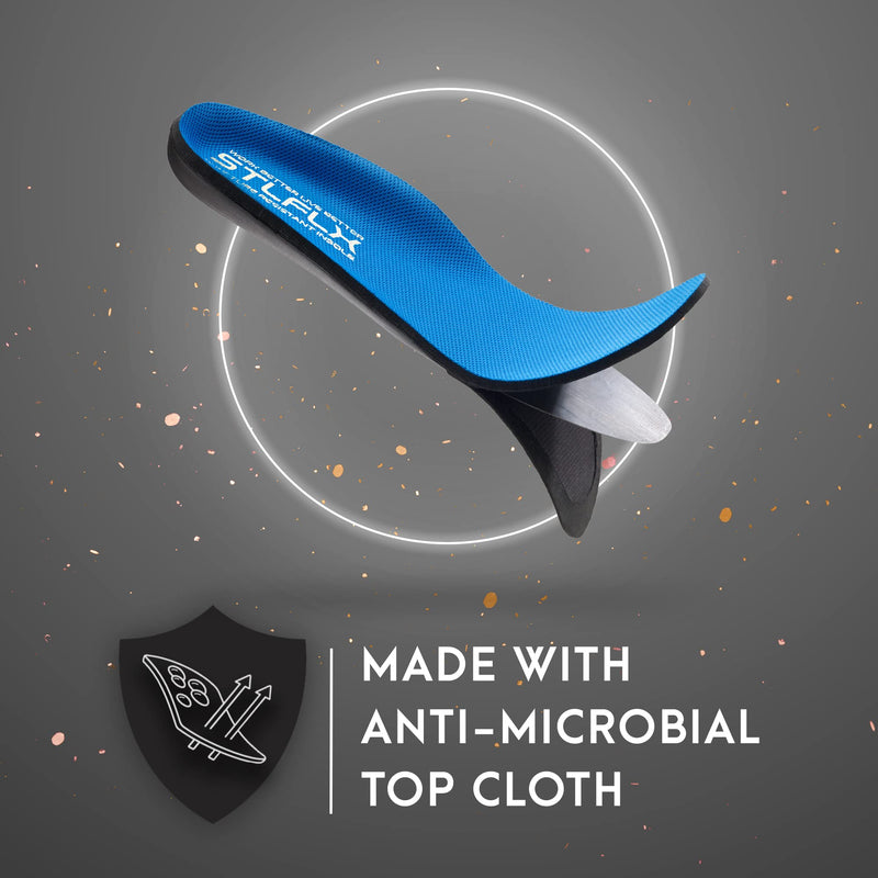 [Australia] - STLFLX - SoleGUARDZ™ Puncture Resistant Insole, Ergonomic Sole Insole, Insoles for Regular Shoes, Work Boots, and Safety Footwear X-Large 