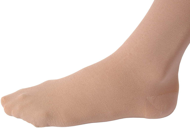 [Australia] - JOBST Relief Thigh High 30-40 mmHg Compression Stockings, Closed Toe with Silicone Dot Band, Medium, Beige 